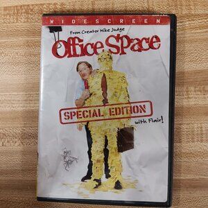 Office Space 1999 DVD (Widescreen Edition) w/ Inserts Mike Judge Stephen Root VG
